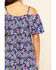 Image #5 - Red Label by Panhandle Women's Cold Shoulder Mini Dress, Navy, hi-res