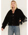 Image #1 - Understated Leather Women's Howling Moon Fringe Jacket, Black, hi-res