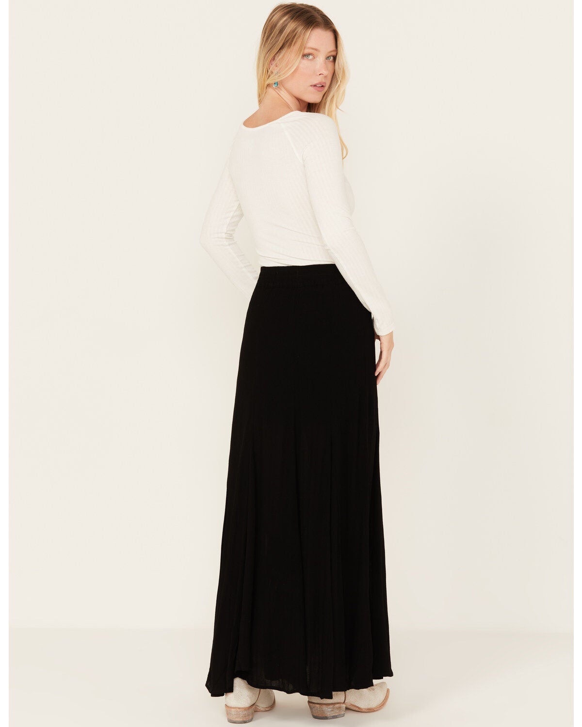 Image #3 - Idyllwind Women's Lottie Maxi Skirt, Black, hi-res