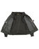 Image #2 - Milwaukee Leather Men's Club Style Zip Front Vest and Full Sleeve Hooded Jacket - Big, Black, hi-res