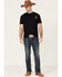 Image #2 - Paramount Network's Yellowstone Men's Dutton Ranch Gradient Rider Silhouette Graphic Short Sleeve T-Shirt, Black, hi-res