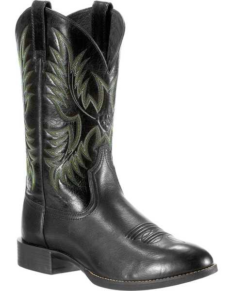 Image #1 - Ariat Men's Heritage Stockman Cowboy Boots - Round Toe, , hi-res