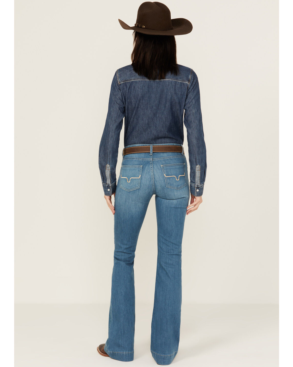 Product Name:  Kimes Ranch Women's Light Wash Mid Rise Lola Soho Fade Trouser