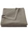 HiEnd Accents Taupe Stonewashed Cotton & Velvet 3-Piece King Quilt Set , Taupe, hi-res