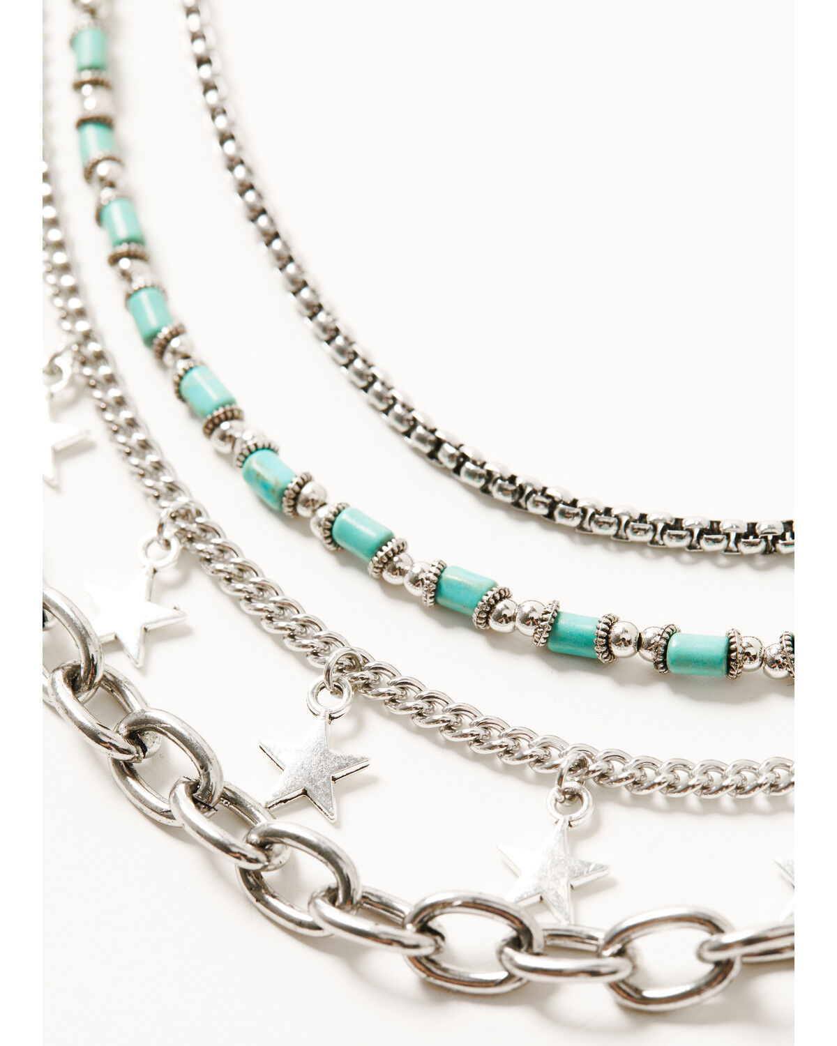 Image #2 - Shyanne Women's Star Layered Necklace, Multi, hi-res
