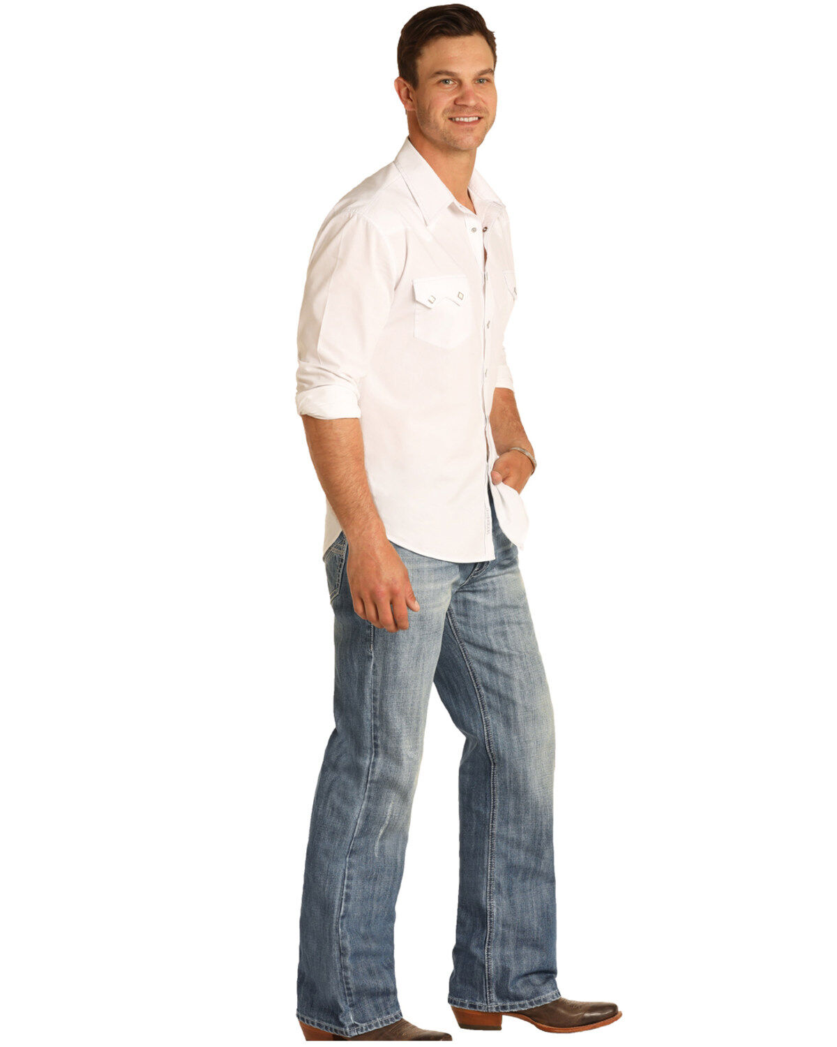 cheeky fit straight leg denim