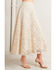 Image #4 - Flying Tomato Women's Floral Lace Midi Skirt, Cream, hi-res