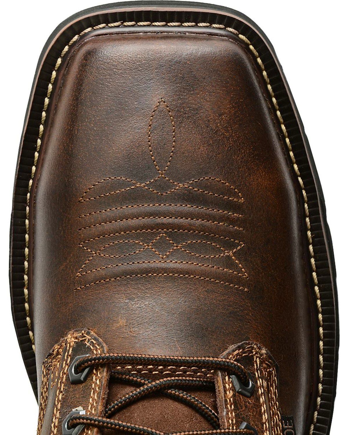 Image #6 - Justin Men's Stampede Pulley 8" Lace-Up Work Boots - Steel Toe, , hi-res