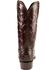 Image #7 - Lucchese Men's Charles Crocodile Belly Cowboy Boots - Round Toe, Black Cherry, hi-res