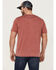 Image #4 - Flag & Anthem Men's Bear Mountain Summit Burnout Graphic T-Shirt, Red, hi-res