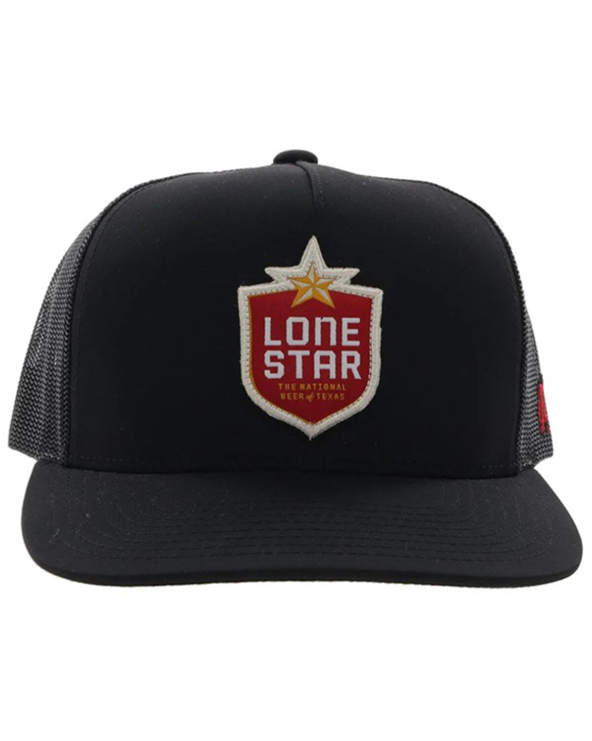 Image #3 - Hooey Men's Lone Star Mesh Back Trucker Cap, Black, hi-res
