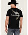 Smith & Wesson Men's Smoking Gun Graphic T-Shirt , Black, hi-res