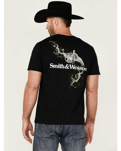 Smith & Wesson Men's Smoking Gun Graphic T-Shirt , Black, hi-res