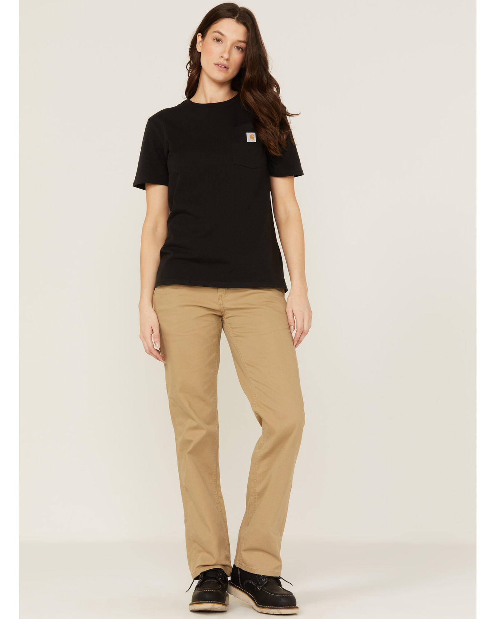 Women's carhartt new arrivals khaki pants