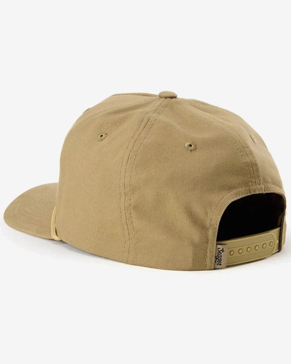 Image #3 - Seager Men's Badge Ball Cap, Tan, hi-res