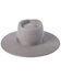Lack Of Color Women's Stone Rancher Wool Felt Western Fedora Hat , Grey, hi-res