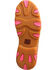 Image #5 - Twisted X Youth Girls' Brown Breast Cancer Moccasin Boots - Moc Toe , , hi-res