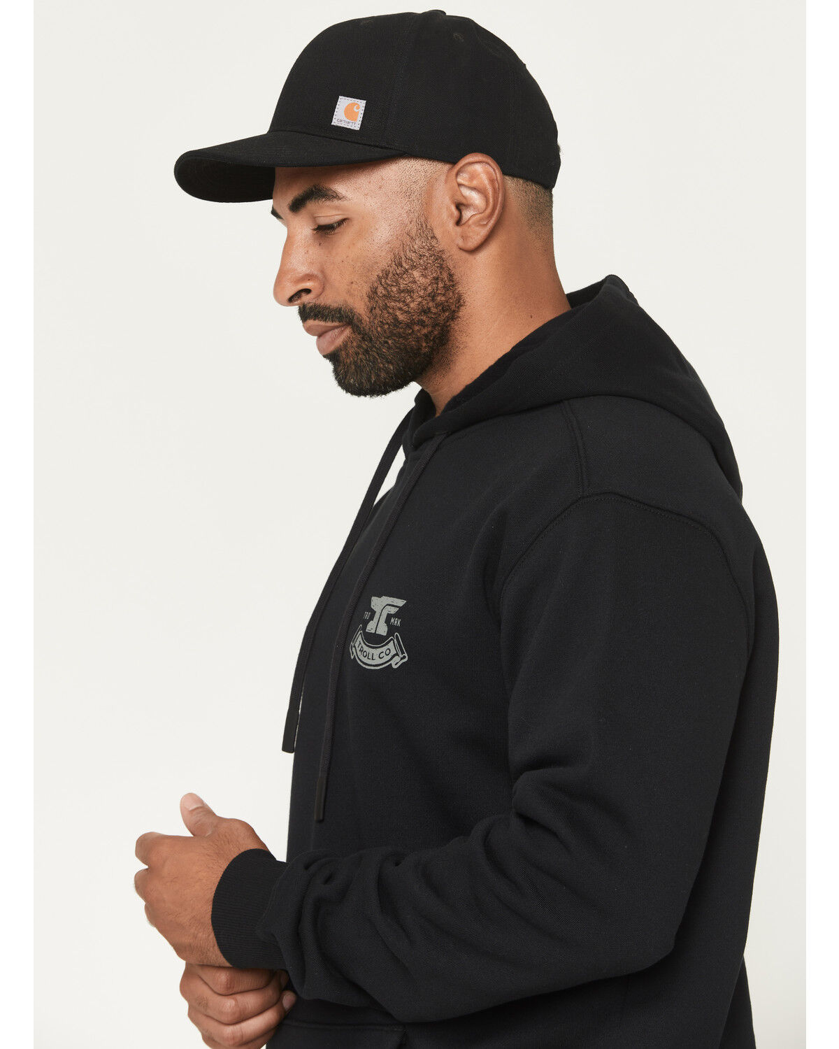 Image #3 - Troll Co Men's FR Haggler Graphic Hooded Sweatshirt, Black, hi-res