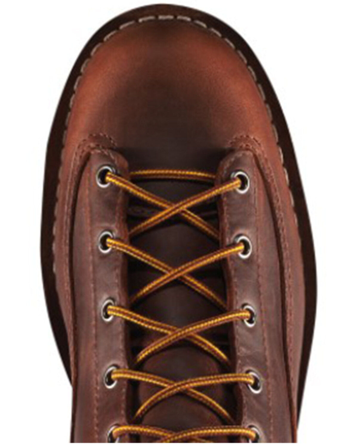 Image #4 - Danner Men's Bull Run Lace-Up Work Boots - Soft Toe, Brown, hi-res
