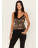 Image #1 - Shyanne Women's Southwestern Print Lace Cami Top, , hi-res