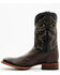 Image #3 - Cody James Men's Exotic Ostrich Western Boots - Broad Square Toe, Chocolate, hi-res