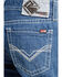 Image #4 - Rock & Roll Denim Men's FR Medium Wash Double Barrel Relaxed Fit Bootcut Jeans, , hi-res