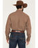Image #4 - Cinch Men's Geo Print Long Sleeve Button-Down Stretch Western Shirt, Brown, hi-res