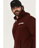 Image #3 - Boot Barn Men's American Classics Hooded Sweatshirt, Burgundy, hi-res