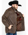 Image #4 - Outback Trading Co. Men's Langston 2-Way Fleece Jacket, Brown, hi-res