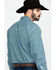 Image #2 - Wrangler 20X Men's Advanced Comfort Blue Geo Print Long Sleeve Western Shirt , , hi-res