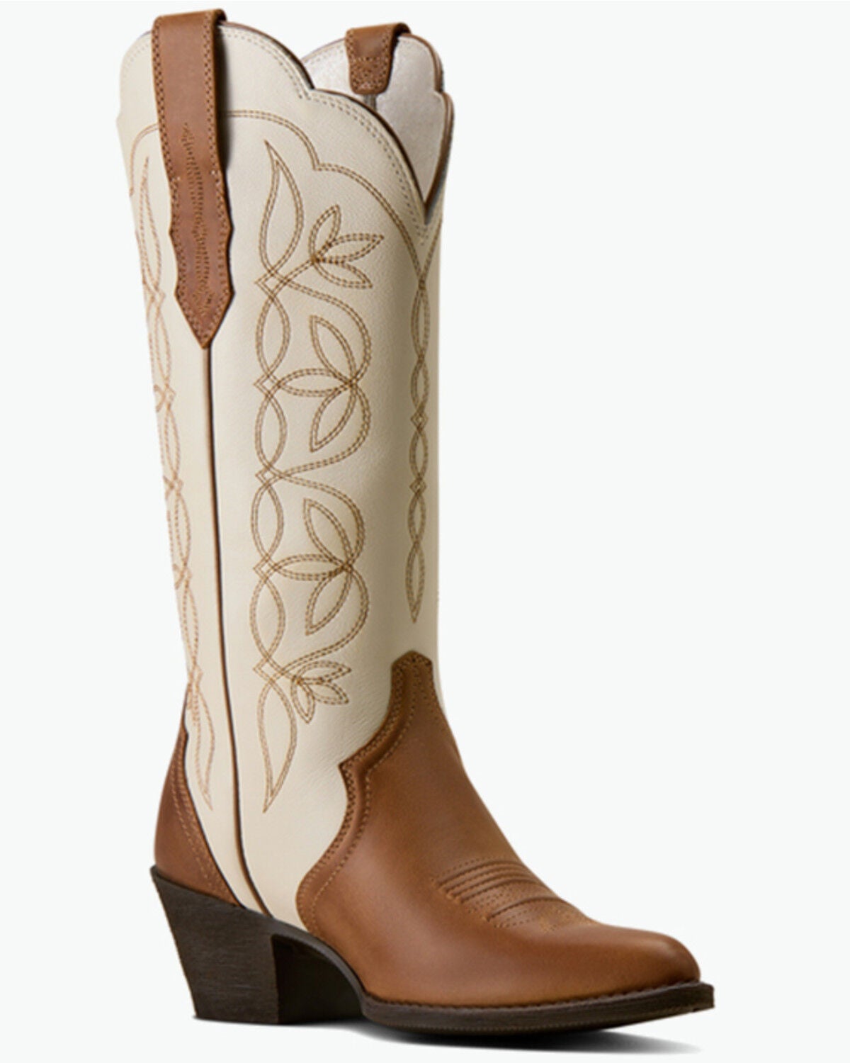 Image #1 - Ariat Women's Heritage Blossom Performance Western Boots - Round Toe, Brown, hi-res