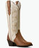 Image #1 - Ariat Women's Heritage Blossom Performance Western Boots - Round Toe, Brown, hi-res
