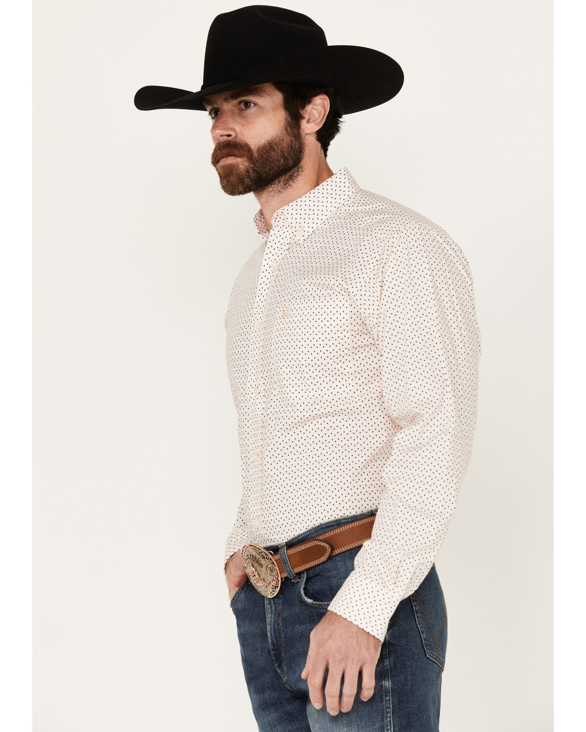 Product Name:  Ariat Men's OZ Print Long Sleeve Button-Down Western Shirt