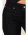 Image #2 - Ariat Women's Jasmine Pinstripe Dark Wash Flare Stretch Denim Jeans, Dark Wash, hi-res