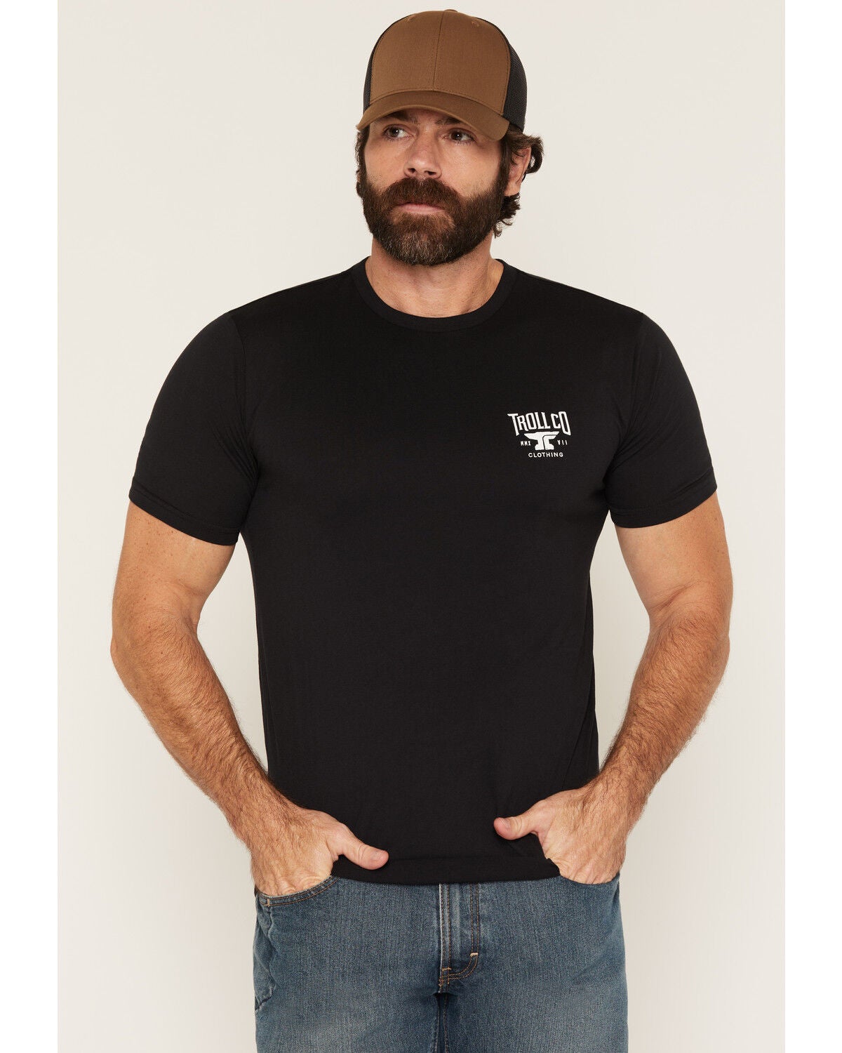 Image #1 - Troll Co Men's Pay Me Short Sleeve Graphic T-Shirt, Black, hi-res