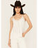 Image #1 - Shyanne Women's Lace Trim Cami, Cream, hi-res