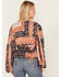 Jen's Pirate Booty Women's Roma Floral Patchwork Print Top, Black, hi-res