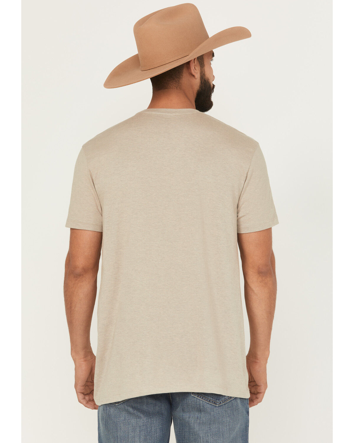Image #4 - Cinch Men's Boot Barn Exclusive Logo Short Sleeve Graphic T-Shirt, Tan, hi-res