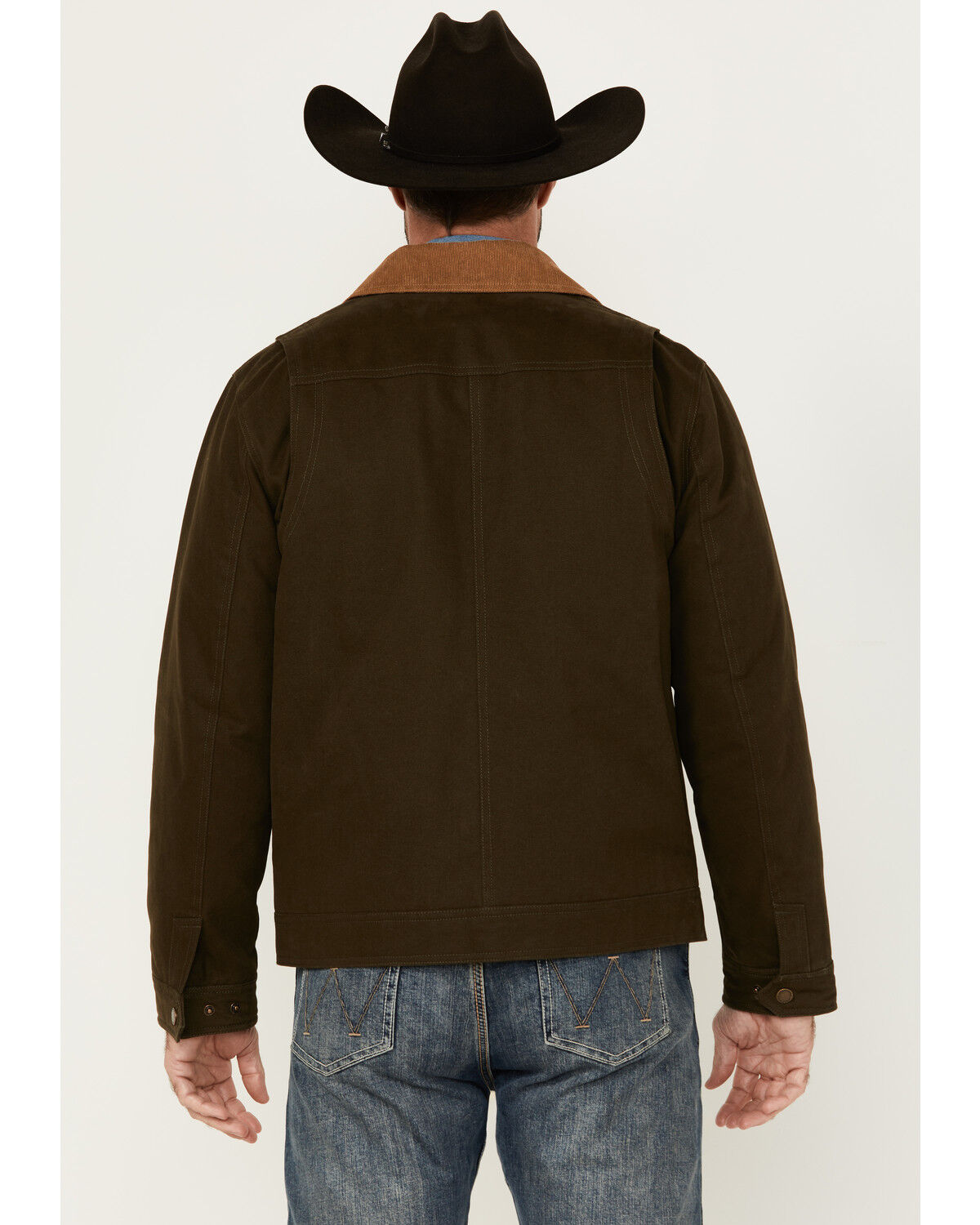 Pendleton Men's Carson City Solid Canvas Lined Zip-Up Jacket Pendleton Men's Carson City Solid Canvas Lined Zip-Up Jacket