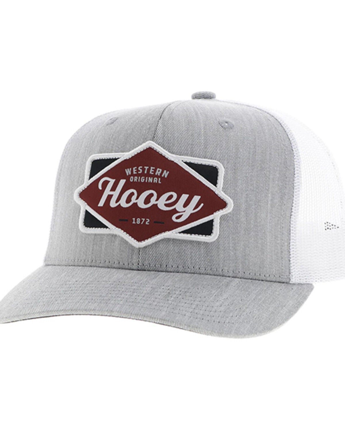 Hooey Men's Diamond Ball Cap, Grey, hi-res
