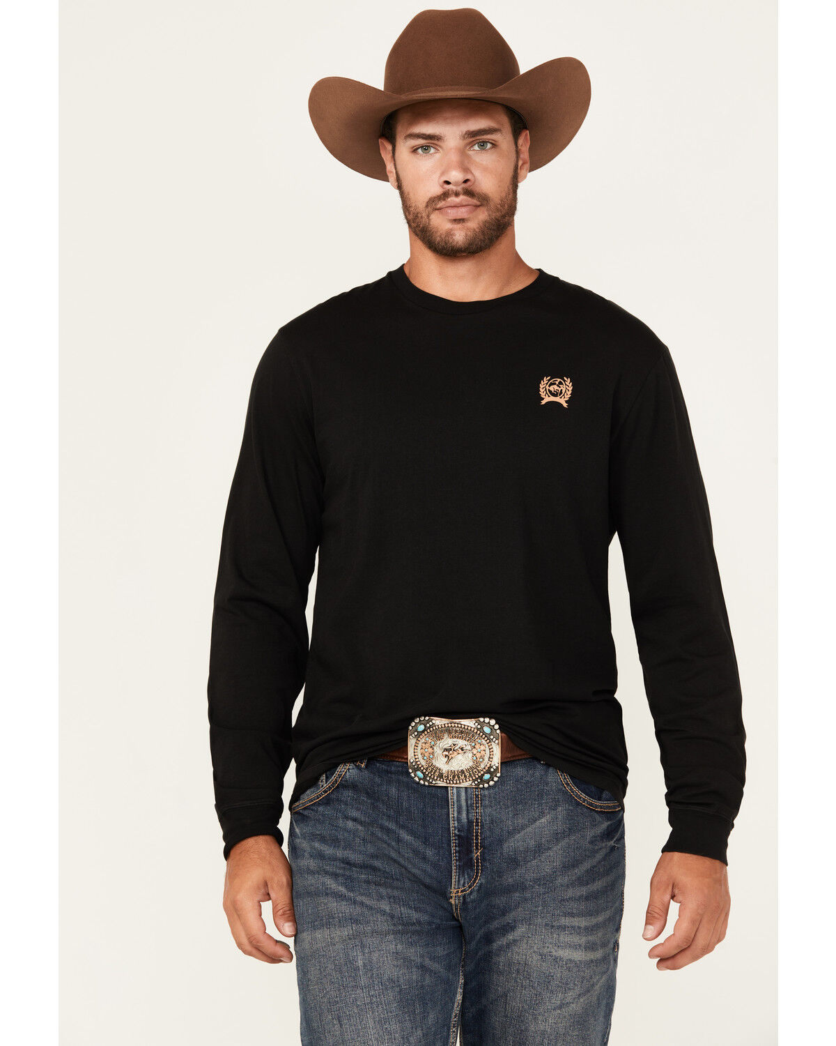Image #2 - Cinch Men's Shoot From The Hip Long Sleeve Graphic T-Shirt, , hi-res