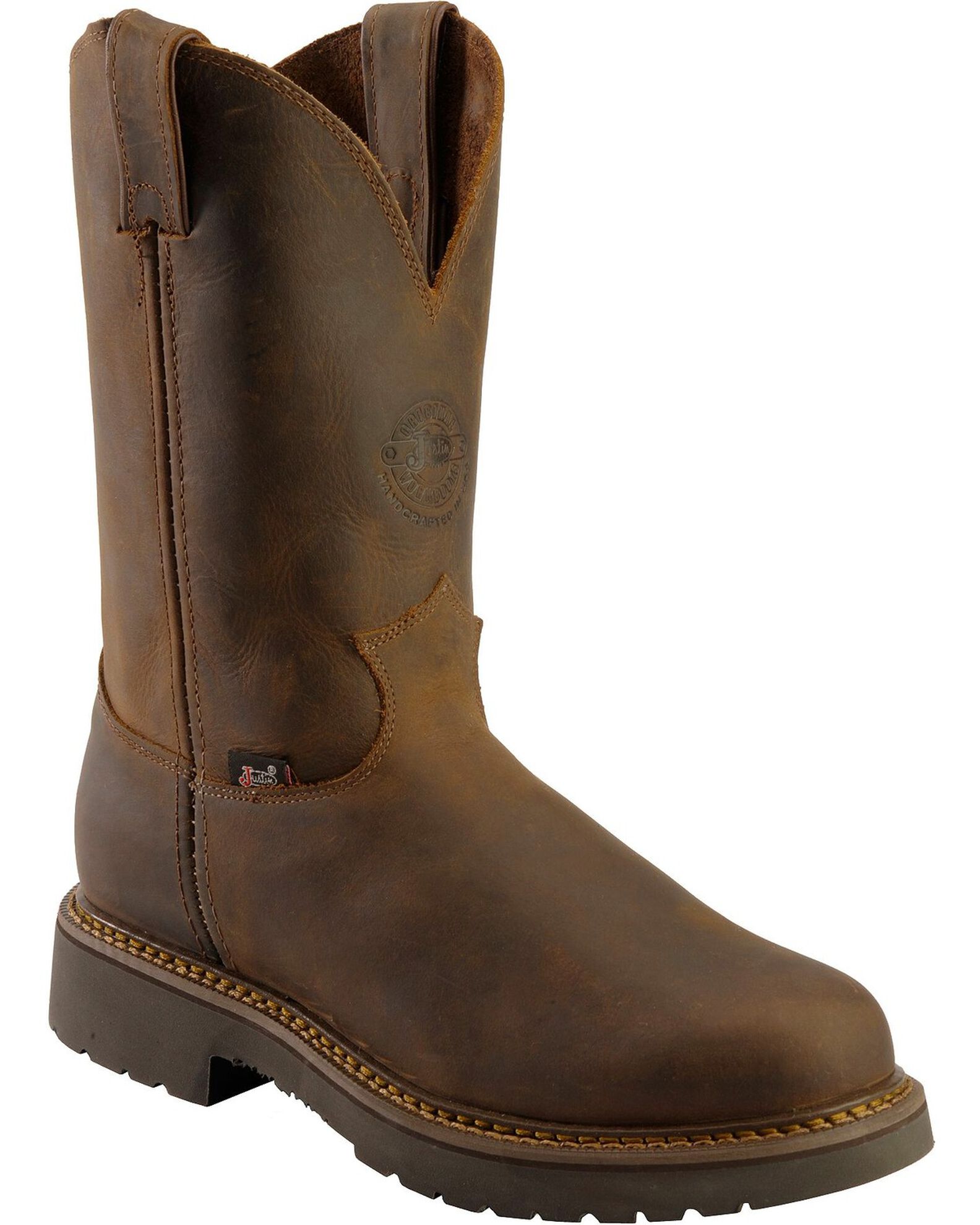 Justin Men s J Max Balusters Electrical Hazard Pull On Work Boots Soft Toe Boot Barn