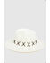 Ale' by Alessandra Women's Veracruz Fine Panama Rancher Straw Hat , Ivory, hi-res