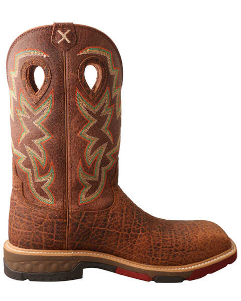Image #2 - Twisted X Men's Tan Western Work Boots - Soft Toe, Tan, hi-res