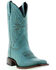 Caborca Silver by Liberty Black Women's Tessa Butterfly Embroidered Western Boots - Square Toe, Turquoise, hi-res