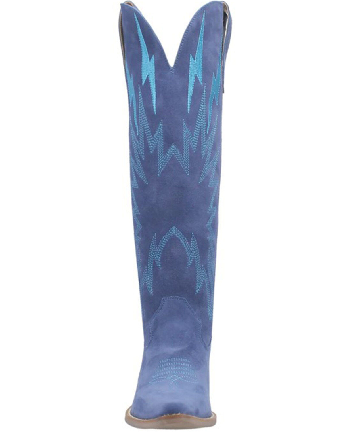 Image #4 - Dingo Women's Thunder Road Western Boots - Snip Toe, Blue, hi-res