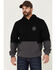 Image #1 - Cody James Men's FR Fleece Solid Hooded Work Sweatshirt, Black, hi-res