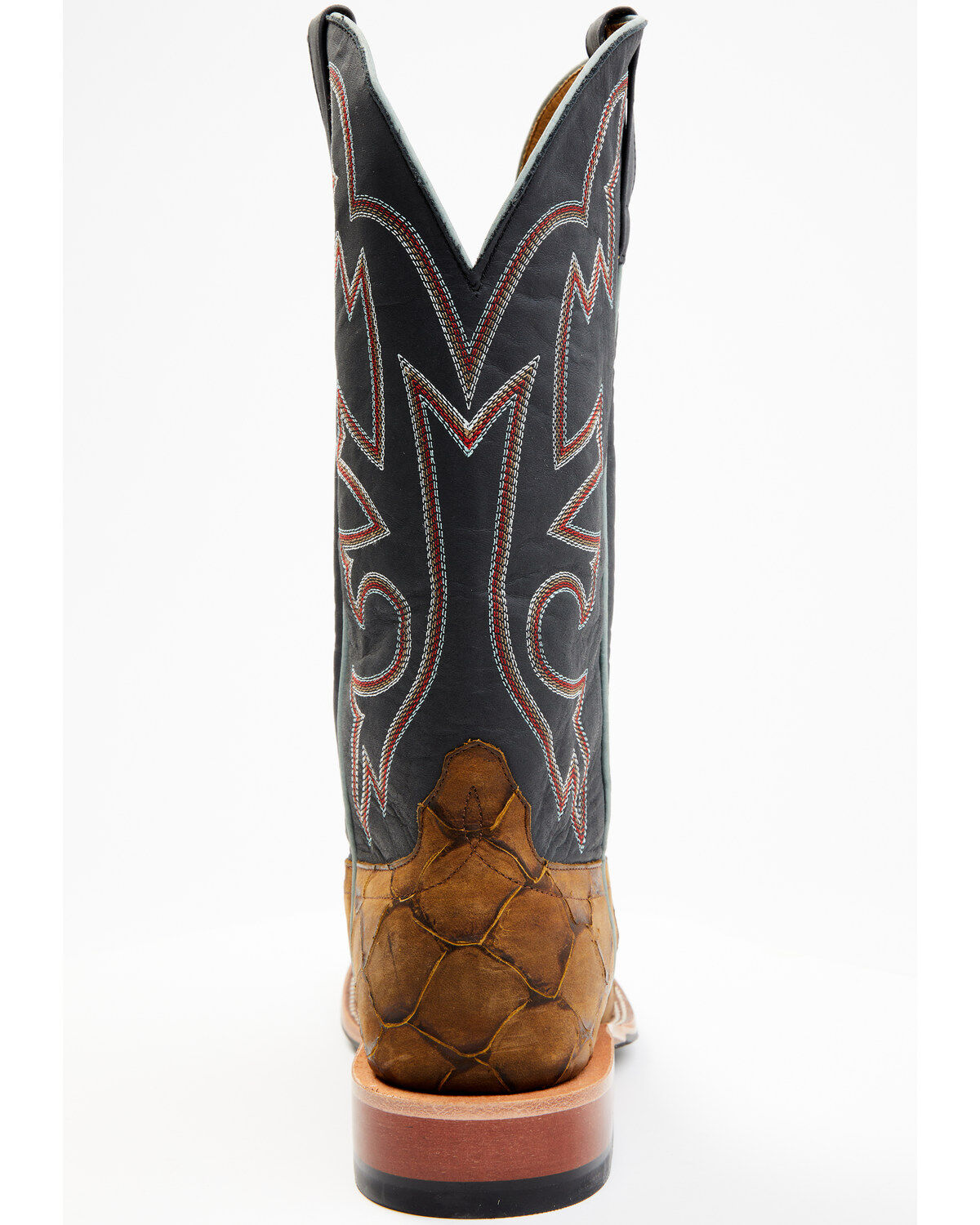 Image #5 - Horse Power Men's Honey Filet Of Fish Print Western Boots - Square Toe, Tan, hi-res