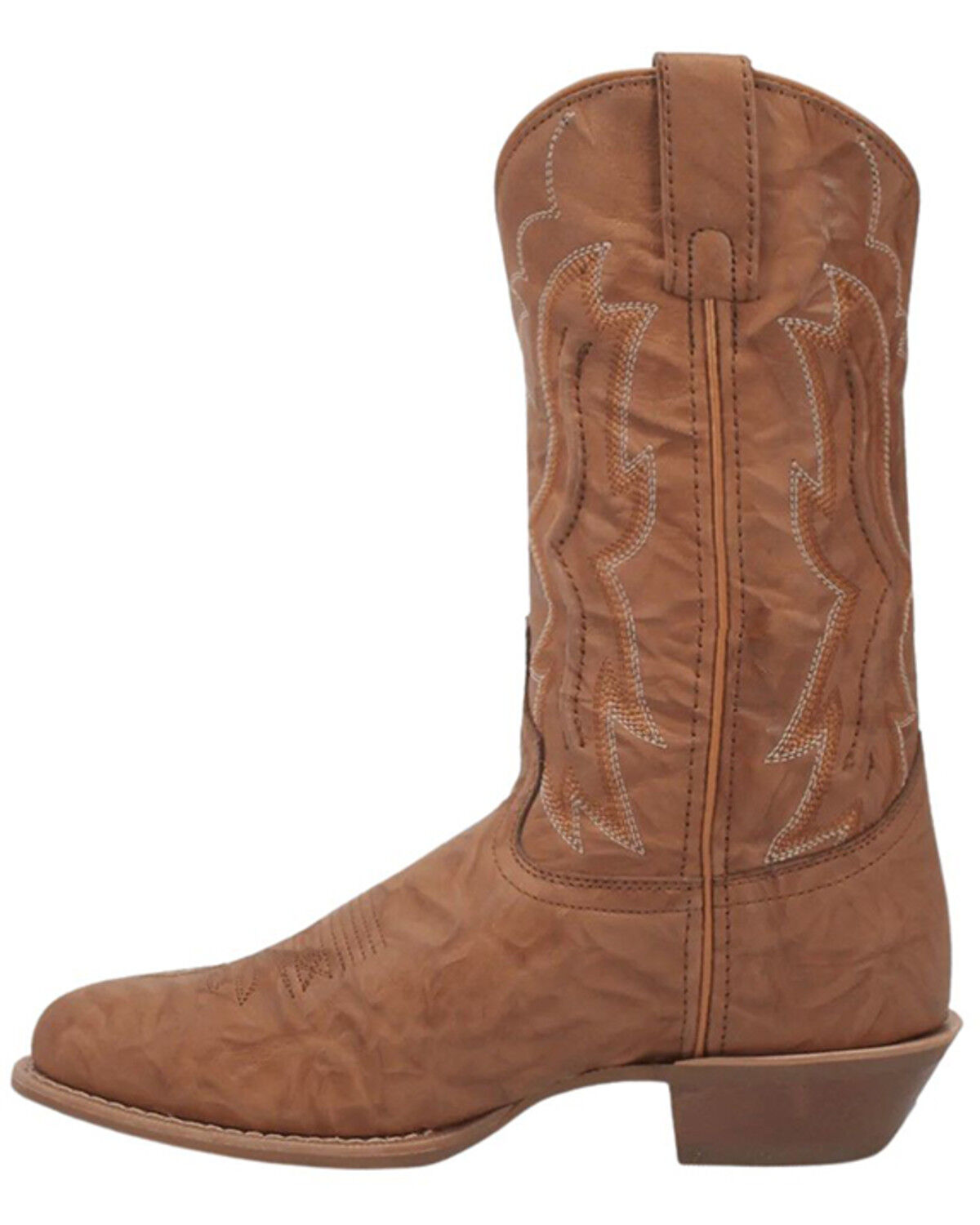 Image #3 - Laredo Men's Cutlass Western Boots - Round Toe, Tan, hi-res