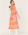 Show Me Your Mumu Women's Daphne Floral Print Mesh Turtleneck Dress, Pink, hi-res